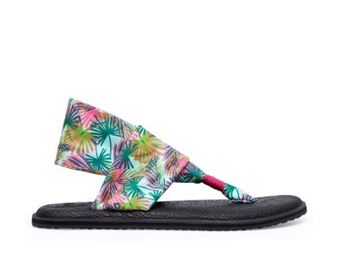 Sandale Sanuk Yoga Sling 2 Tropical Vegan Femme - Multicolore ZDPJSQ972